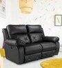 Versatil Leatherette Motorized 2 Seater Recliner In Black Colour