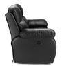 Versatil Leatherette Motorized 2 Seater Recliner In Black Colour