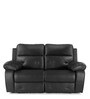 Versatil Leatherette Motorized 2 Seater Recliner In Black Colour