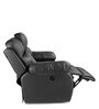 Versatil Leatherette Motorized 2 Seater Recliner In Black Colour
