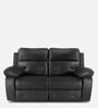 Versatil Leatherette Motorized 2 Seater Recliner In Black Colour
