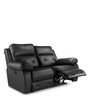 Versatil Leatherette Motorized 2 Seater Recliner In Black Colour