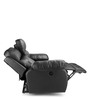 Versatil Leatherette Motorized 2 Seater Recliner In Black Colour