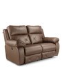 Versatil Leatherette  Motorized 2 Seater Recliner In Brown Colour