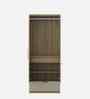 Verta 2 Door Wardrobe With Mirror In Santana Oak & Bamboo Flute Finish