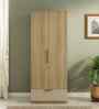 Verta 2 Door Wardrobe In Santana Oak & Bamboo Flute Finish