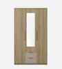 Verta 3 Door Wardrobe With Mirror In Santana Oak & Bamboo Flute Finish
