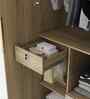 Verta 3 Door Wardrobe In Santana Oak & Bamboo Flute Finish