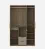 Verta 3 Door Wardrobe In Santana Oak & Bamboo Flute Finish