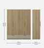 Verta 4 Door Wardrobe In Santana Oak & Bamboo Flute Finish