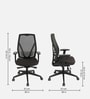 Verta Breathable Mesh MB Ergonomic Chair in Black Colour