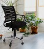 Vertigo Ergonomic Mesh Office Chair Mid Back In Black Colour