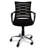 Vertigo Ergonomic Mesh Office Chair Mid Back In Black Colour