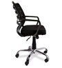 Vertigo Ergonomic Mesh Office Chair Mid Back In Black Colour