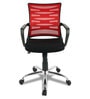 Vertigo Ergonomic Mesh Office Chair Mid Back In Red Colour