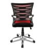 Vertigo Ergonomic Mesh Office Chair Mid Back In Red Colour