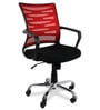 Vertigo Ergonomic Mesh Office Chair Mid Back In Red Colour