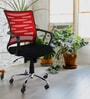 Vertigo Ergonomic Mesh Office Chair Mid Back In Red Colour
