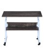 Verto Large Height Adjustable Study Table in Asian Dark Finish