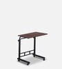 Verto Small Height Adjustable Study Table in Coach Wood Finish