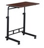 Verto Small Height Adjustable Study Table in Coach Wood Finish