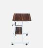 Verto Writing Table in Coach Wood Finish with Adjustable Height