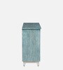 Verve Solid Wood Sideboard In Blue and White Colour
