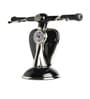 Silver Vespa Table Clock