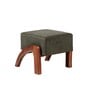 Vesper Fabric Ottoman In Olive Colour