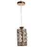 Vespera Gold Iron Hanging Light | Inbuilt LED | without Bulb | Eliante