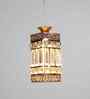 Vespera Gold Iron Hanging Light | Inbuilt LED | without Bulb | Eliante