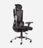 Vestra High Back Ergonomic Chair In Black Finish