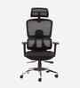 Vestra High Back Ergonomic Chair In Black Finish