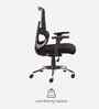 Vestra Medium Back Ergonomic Chair In Black Finish
