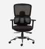 Vestra Medium Back Ergonomic Chair In Black Finish