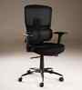Vestra Medium Back Ergonomic Chair In Black Finish