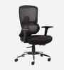 Vestra Medium Back Ergonomic Chair In Black Finish