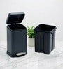 Blue Metal Vetro Trash Bin 6 Ltr