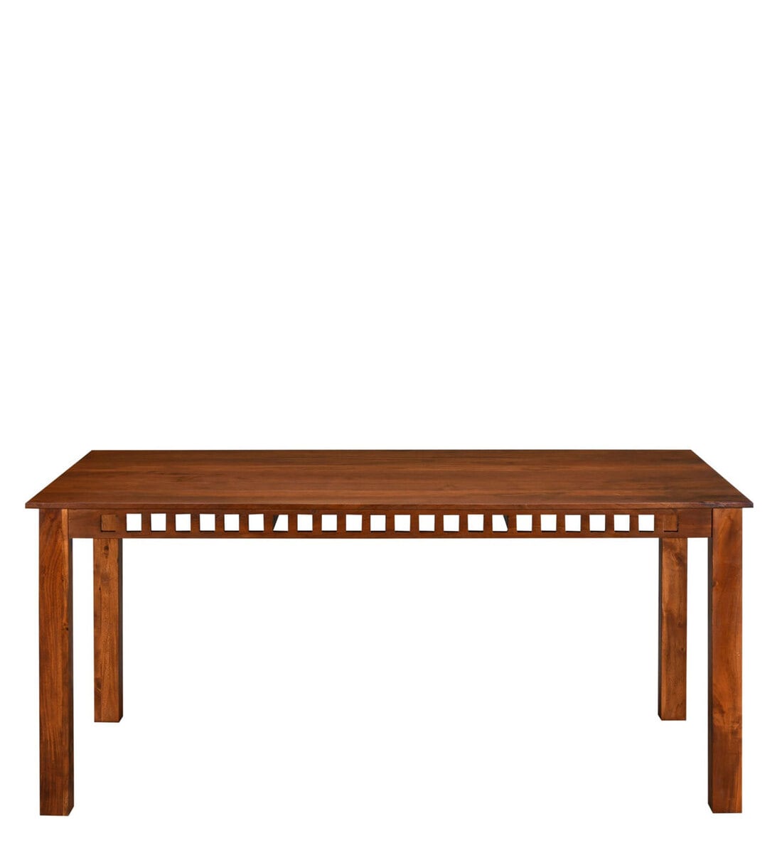 Buy Victor 6 Seater Dining Table In Brown Finish By Nilkamal Online