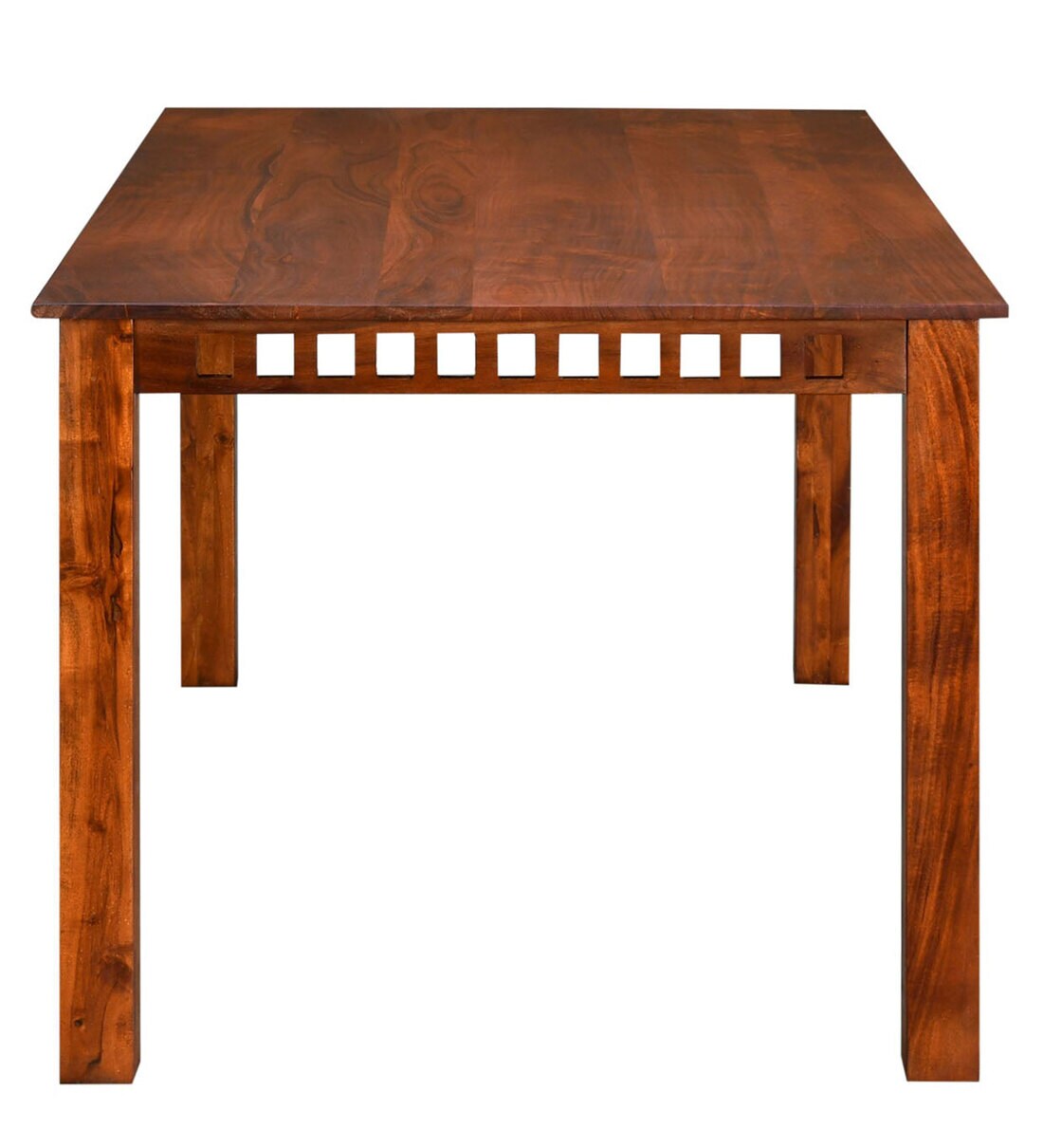 Buy Victor 6 Seater Dining Table In Brown Finish By Nilkamal Online