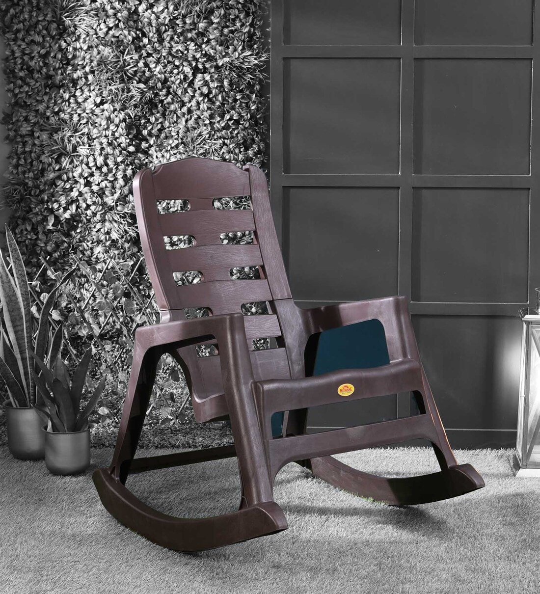 Nilkamal plastic on sale rocking chair