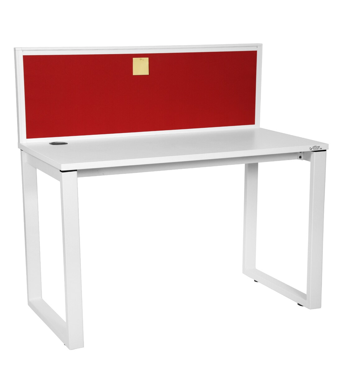 Buy Victoria Study Table with Pin Board in White Colour by Office Today