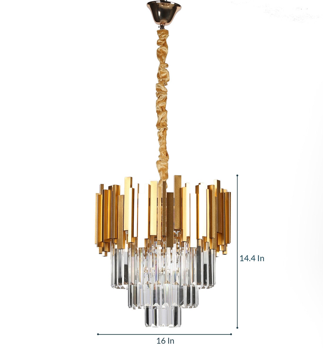 Buy Vida Gold Crystal Chandelier By Stello Online Empire Chandeliers