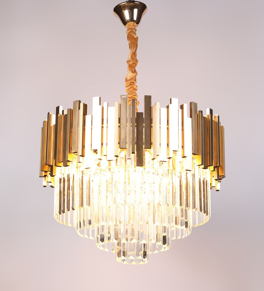 Buy Vida Gold Crystal Chandelier By Stello Online Empire Chandeliers