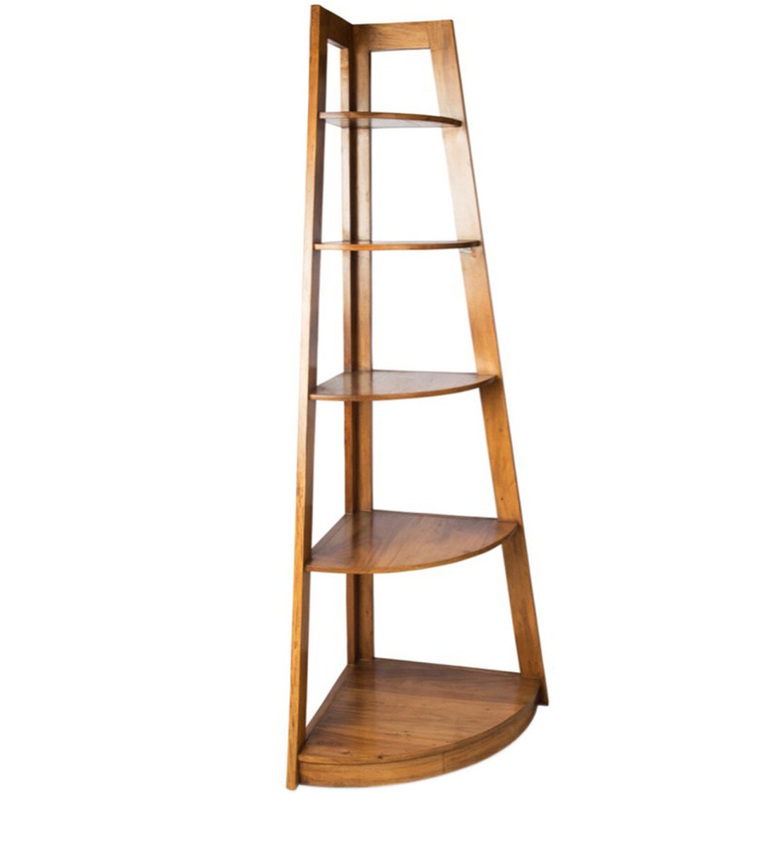 Buy Vikat Open Book Shelf in Natural Finish by Furnicheer Online