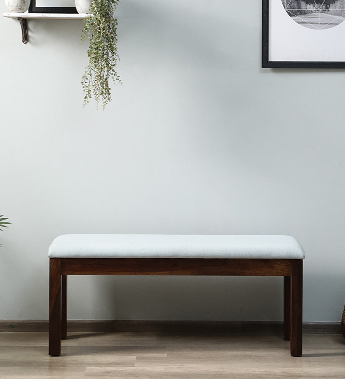 Buy Vinca Sheesham Wood Dining Bench In Scratch Resistant Provincial