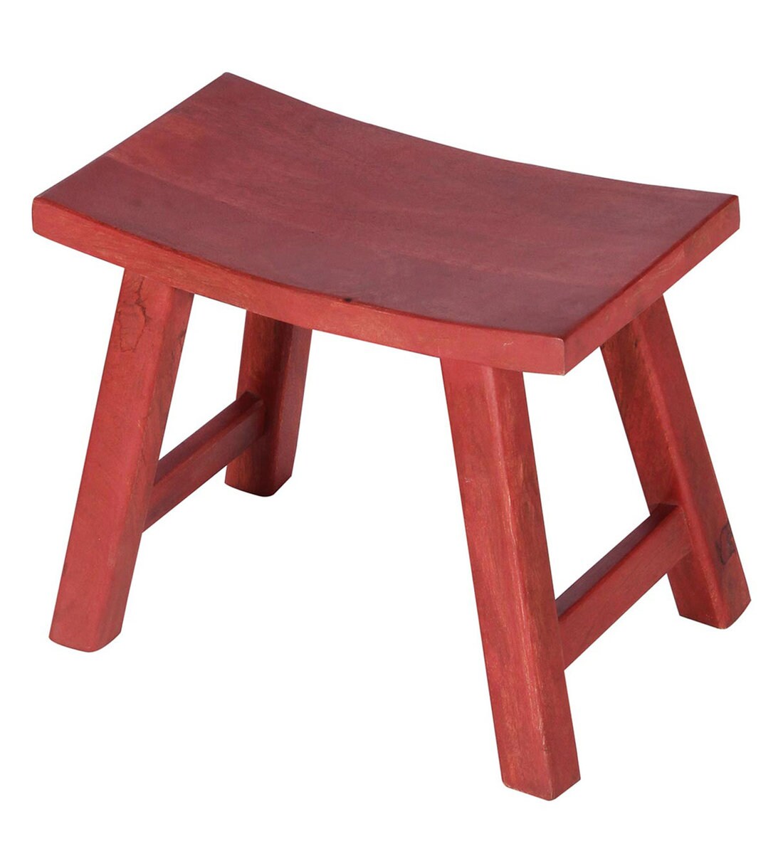 Buy Foot Stool In Vintage Red Finish By Fabuliv Online - Foot Stools ...