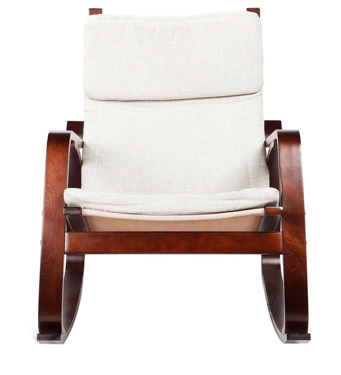 Buy Vita Rocking Chair in Beige Colour by HomeTown Online Upholstered