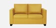Victor Leatherette 2 Seater Sofa In Yellow Colour