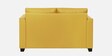 Victor Leatherette 2 Seater Sofa In Yellow Colour